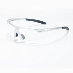Multifunctional Protective Eyewear in Black, Silver, Blue, and Purple (Silver)