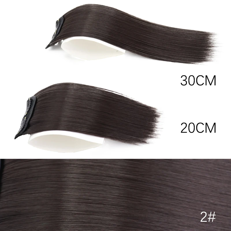 thumbnail image 1 of Almohadillas para el cabello sintético AZQUEEN de 20/30 cm, extensiones de cabello con clip, pieza de cabello invisible natural, almohadilla para el cabello para adelgazar, 1 of 5