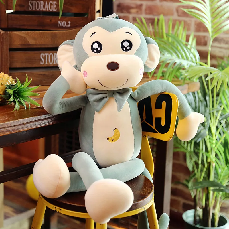 Creative Cute Cartoon Plush Toy Animal Monkey Long Arms And Long Legs Doll Baby Sleeping Comfort Pillow Birthday Christmas Gift 5