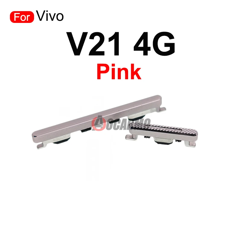 Side Button For VIVO V21 4G 5G Power Volume Up And Down Key Replacement Part
