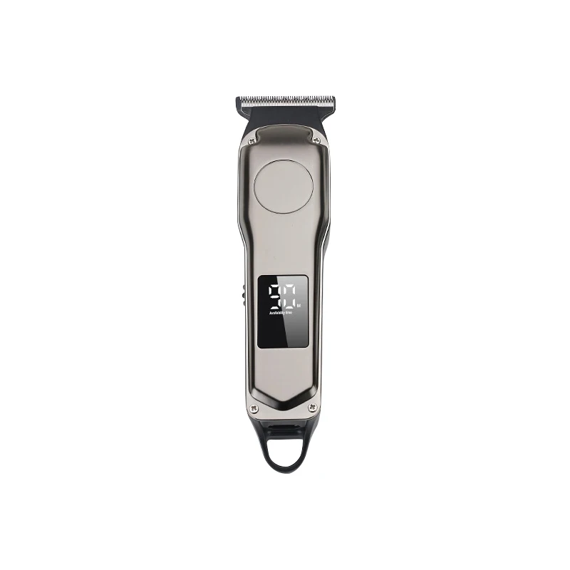여러 개의 빗 액세서리와 청소용 브러시가 포함된 남성용 USB 충전식 전기 이발기