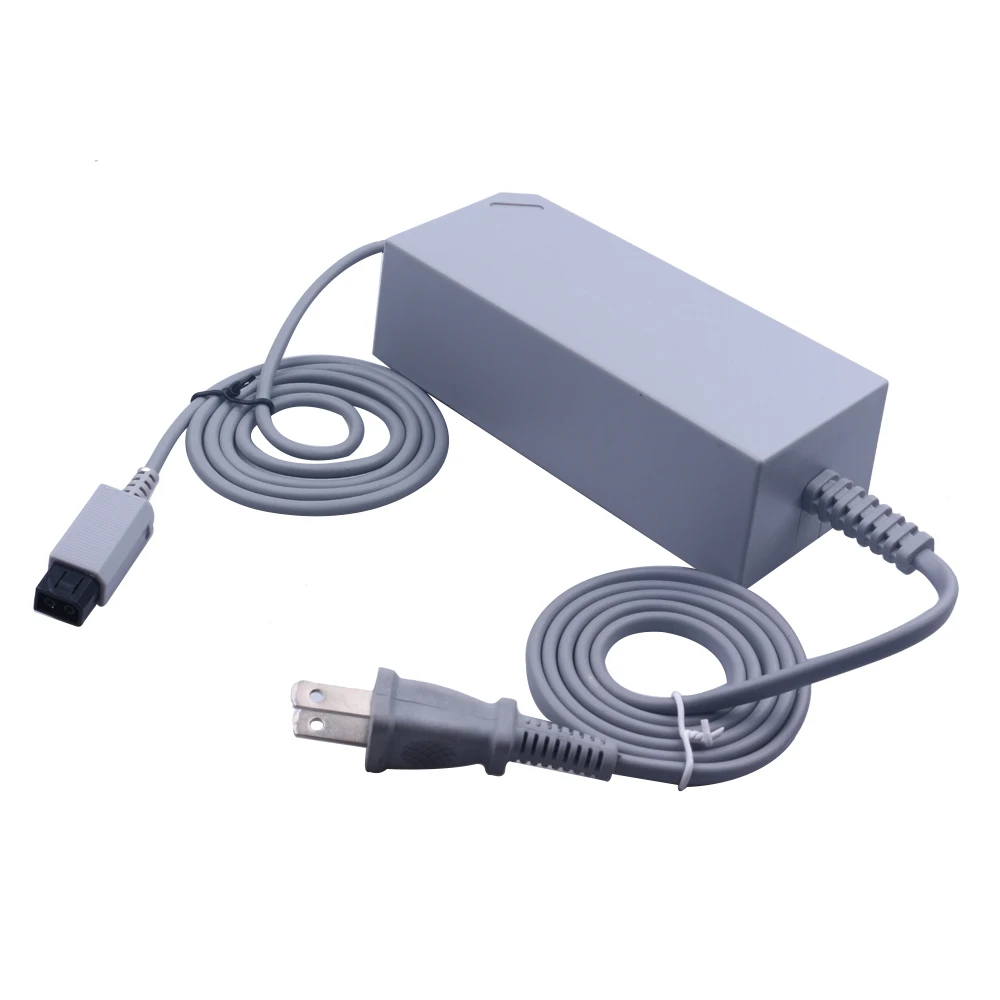 Game console power adapter AC 100-240V Home Wall Power Supply Charger for Nintendo Wii Power Joystick Gamepad Controller Replacement US/EU Plug
