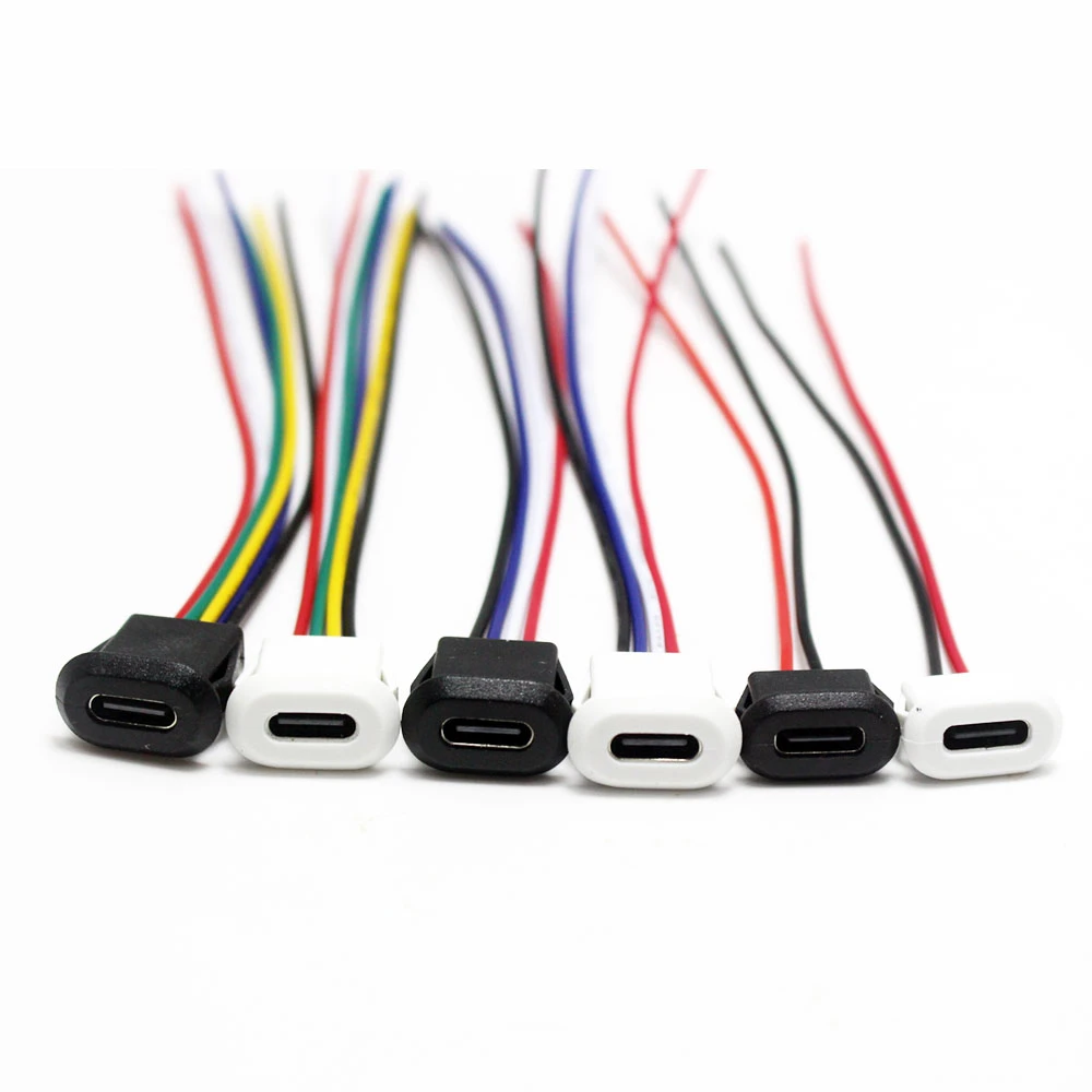 2p 4p 6p Usb Type C Connector Jack Female Type c With Card Buckle 3a 2p-4p-6p-usb-type-c-connector-jack-female-type-c-with-card-buckle-3a