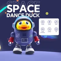 Baby Duck Toy Musical Interactive Toy Electric with Lights and Sounds Dancing Robot Space Elements for Infants Babies Kids Gifts 2