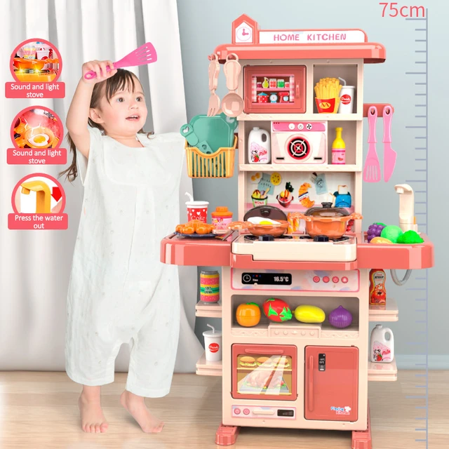 Cute Mini Pink Microwave Oven Toys for Children Kitchen Pretend Play  Simulation Educational Role Playing House Kids Baby Toys - AliExpress