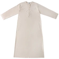 Muslim Robes Men Saudi Traditional Eid Ramadan Long Sleeve Middle East Islamic Arabia Dresses Caftan Jubba Thobe Kaftan Clothing