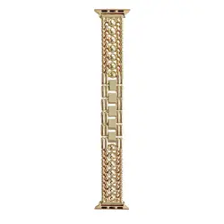 Elegant Stainless Steel Dressy Metal Watch Band Bracelet - Iwatch 42(S11S10)mm (Gold)