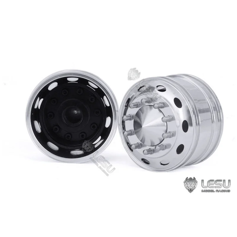 LESU Modell-Vorderradnabe für 1/14 Tamiya American Simulation Truck Modellspielzeug CNC Metall W-2059 LKW DIY Zubehör Spielzeug