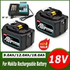 NEW 18V 9.0/12.0/18.0Ah Rechargeable Battery For Makita Power Tools with LED Li-ion Replacement LXT BL1860 1850 18v 9 A 18000mAh 1