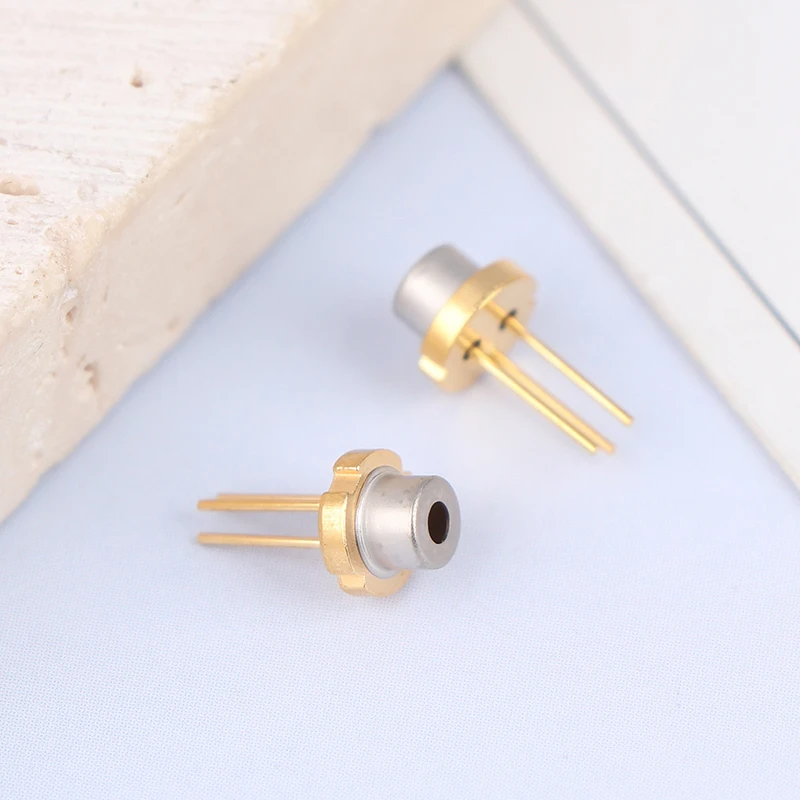 2Pcs 5mw 650nm 2.2V High Power Diode Module Red Laser Head TO-18 Laser Diode Burning Infrared LD Laser Module