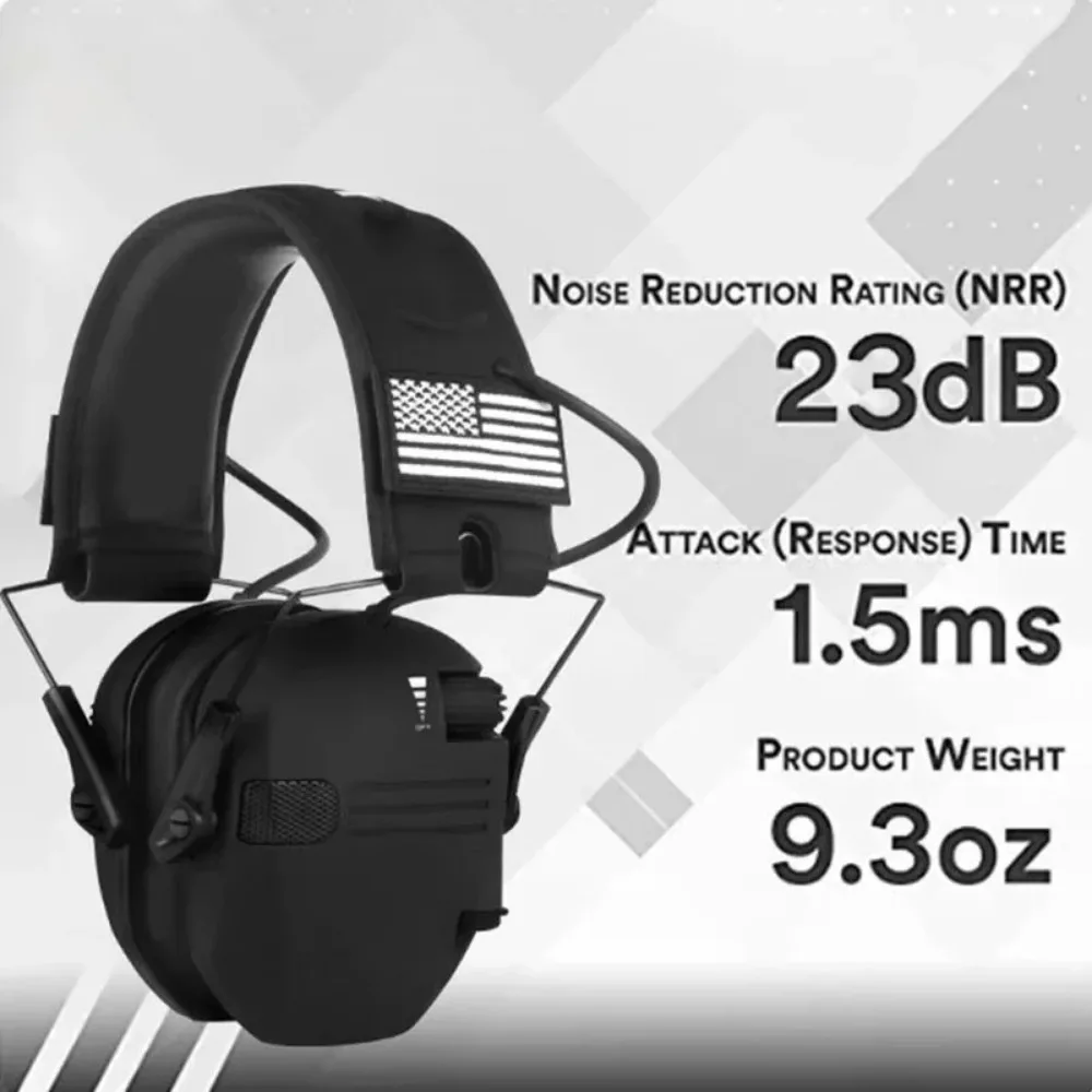 Electronic Earmuffs Tactical Headset Noise Cancelling Headphones Wireless Headphones