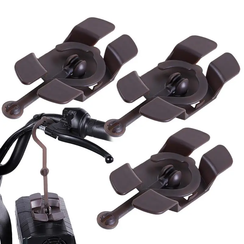 

Car Charger Hook|3pcs Rack Hang Box Holder |universal Vehicle Chargers Backing Supplies For Handlebars Brake Handles For Cables