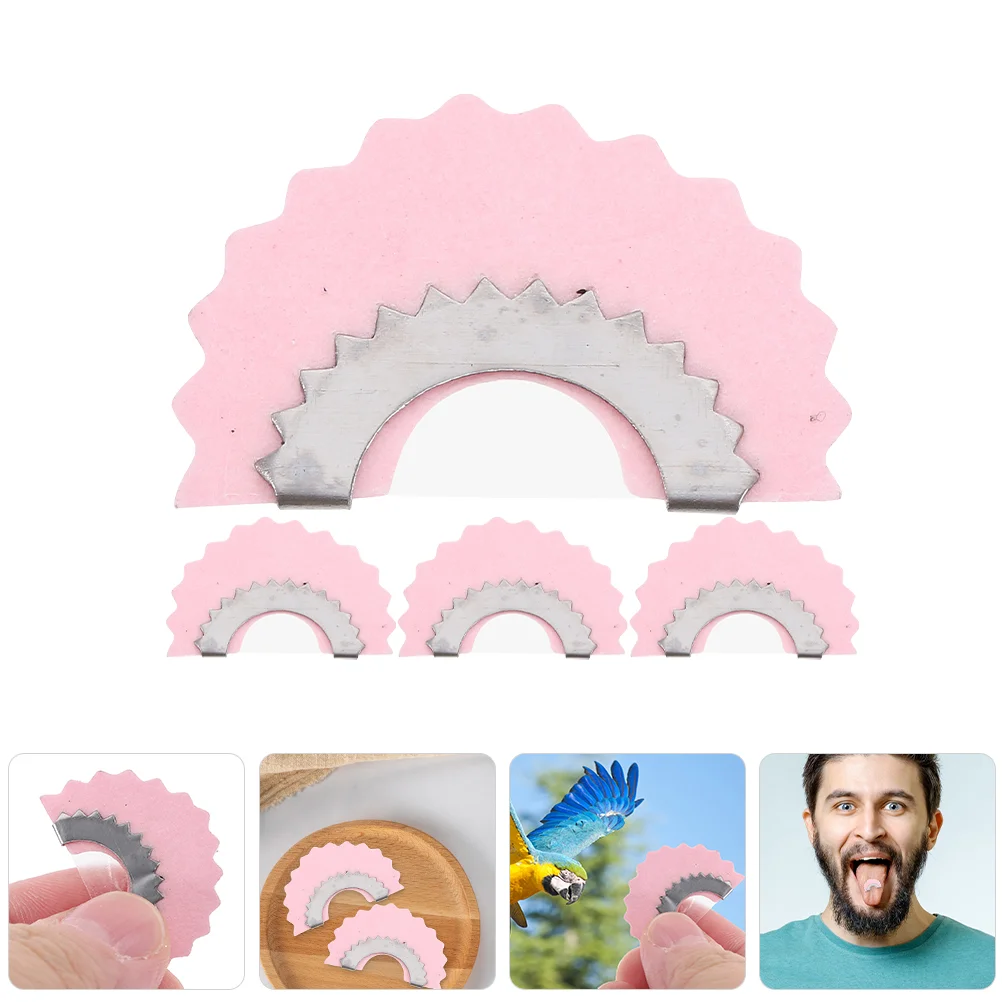 

4pcs Bird Whistles Fun Bird Caller Metal Tongue Whistle Festival Party Noisemaker Whistles