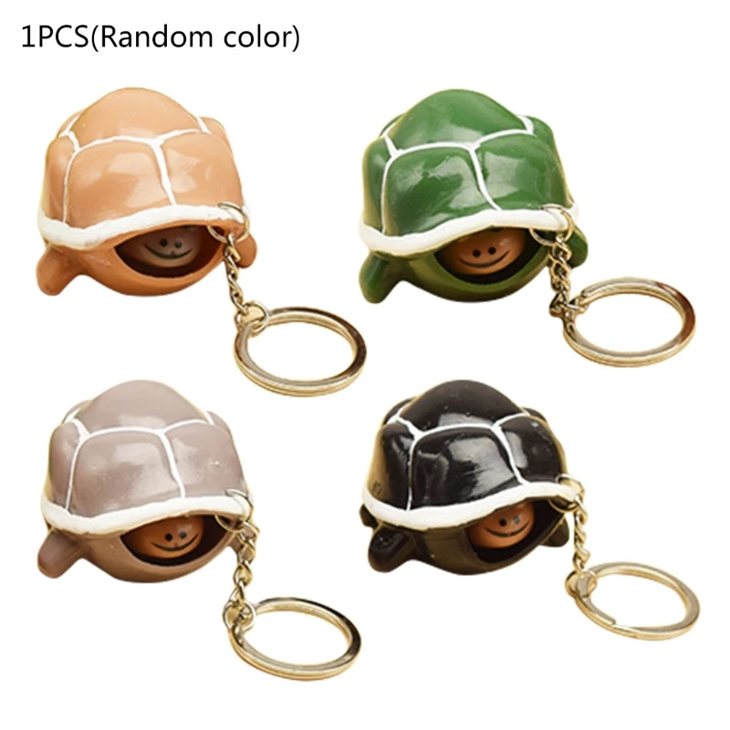 

N80C Out for Turtle Toy Prank Trick Toy Backpack Decor Trick Gag for Turtle Pend