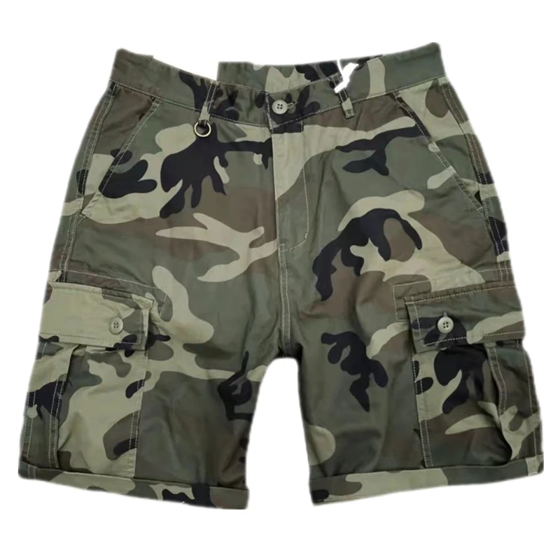 

New Summer Fashion Men's retro multi-pocket casual cargo pants