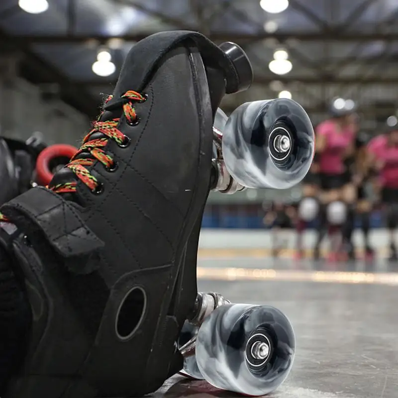1 Pcs Roller Skates Wheel Freestyle Durable Tire Cozy And Solid Roller Skate Mixed-color And Wear-resistan Skate Wheel