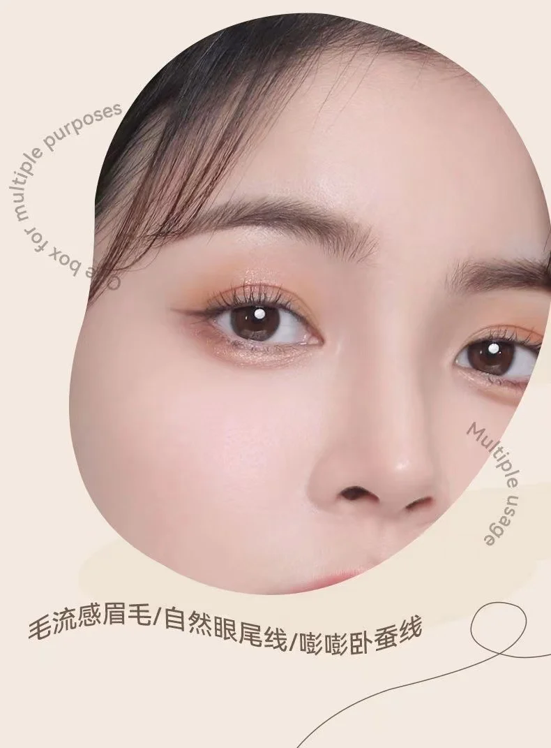 NOVO5839 nova tinta para sobrancelhas de duas cores, tridimensional natural à prova d'água, fixação da maquiagem, não borra, sobrancelha selvagem,_voghion.com