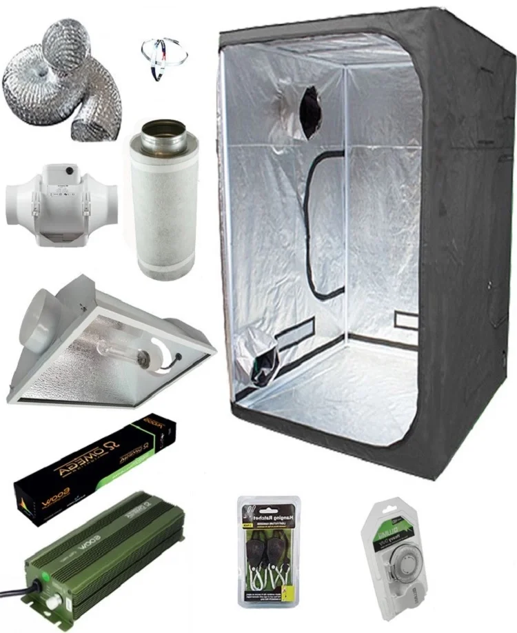 

Customized Dark Room Hydroponic Complete Grow Tent Kits 100*100*200cm