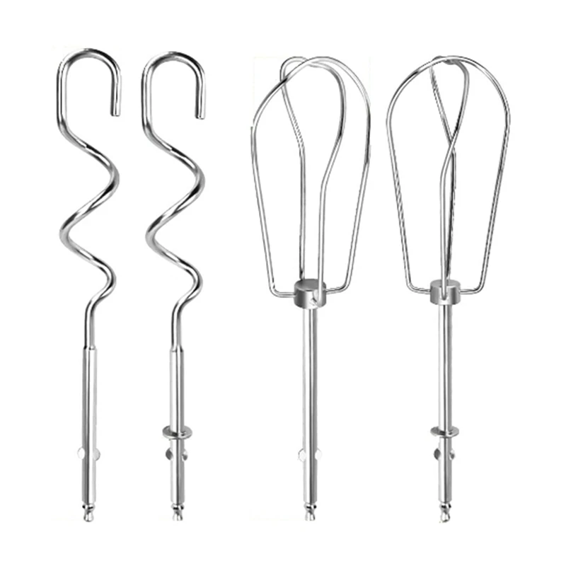 AGLH 4Pcs Hand Mixer Attachments For Cuisinart, Stainless Steel Hand Mixer Beaters Attachments, Beaters