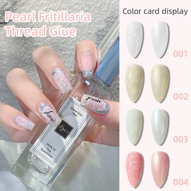 Glossy Gel Nail Polish Pearlescent Shell Glitter Drawing Solid Gel for Nail  Salon Manicure Tool 5704 - Walmart.com