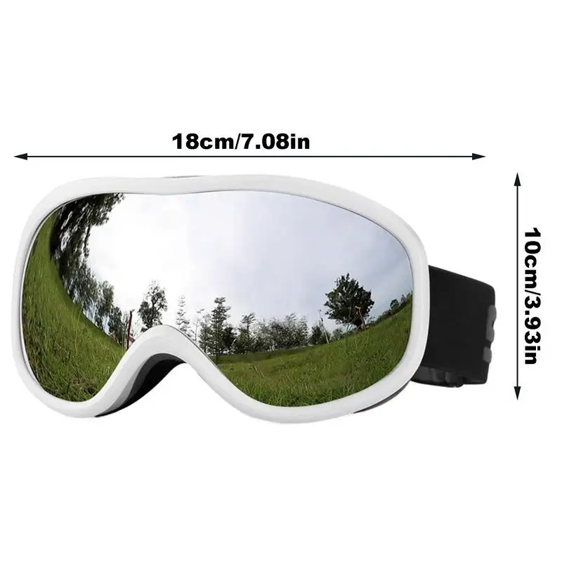 Women Men Ski Goggles Winter Snow Ski Anti-Fogging Goggles Over Glasses Cold Weather Eye Protection Outdoor Sports Adult Youth 6