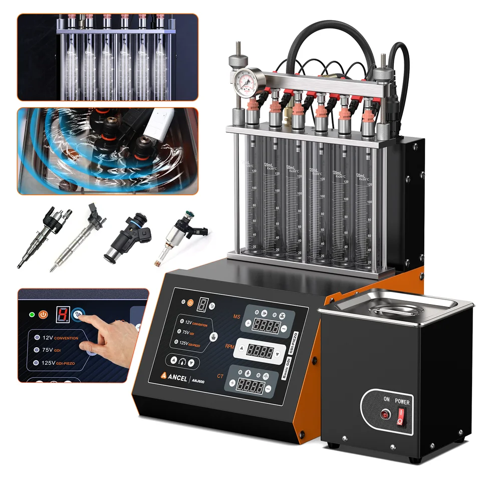 Machine De Nettoyage Et Test D'injecteurs ANCEL JC600 - Pour GDI Et Piezo - Neuf - Garantie 5 Ans