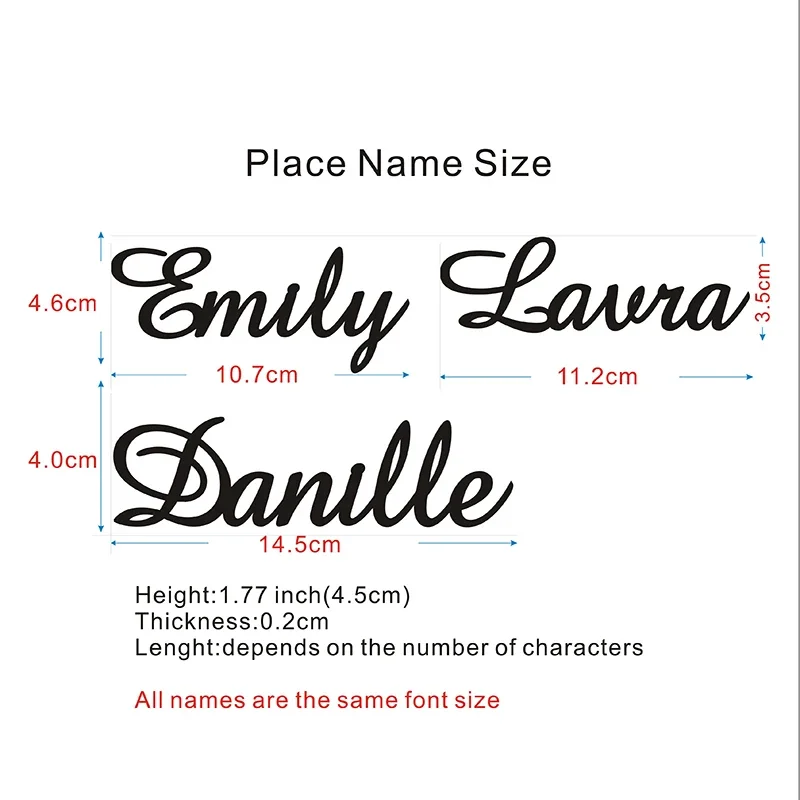 New party decoration wedding Place Cards Personalized wood Names Place name settings Guest name tags Wedding table decora