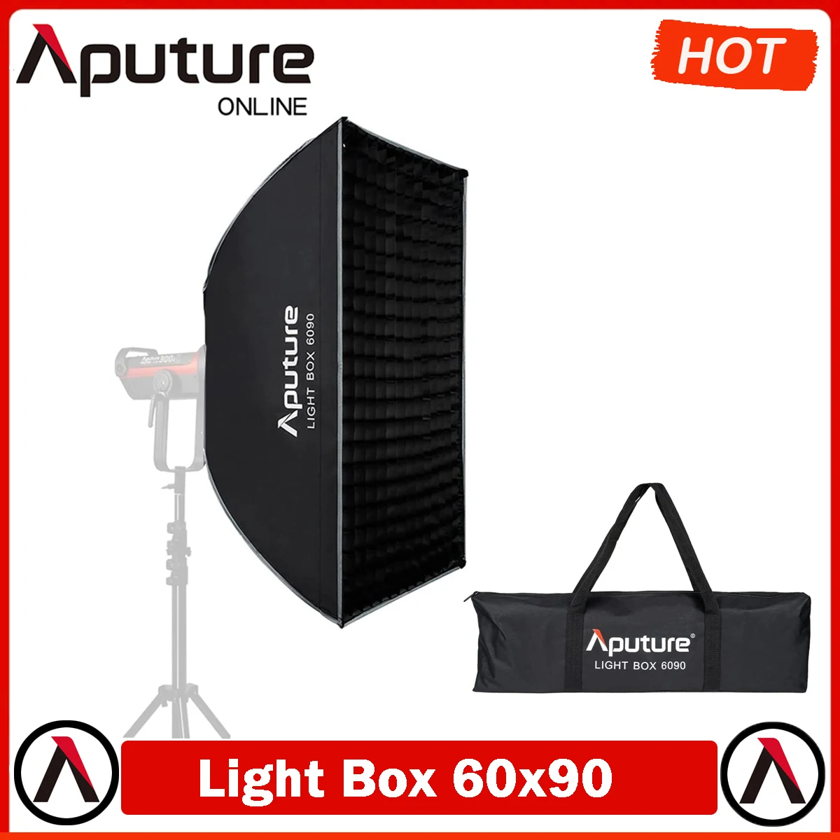 Aputure Light Doe III 90c Parabolic Softbox With Honeycob Grid