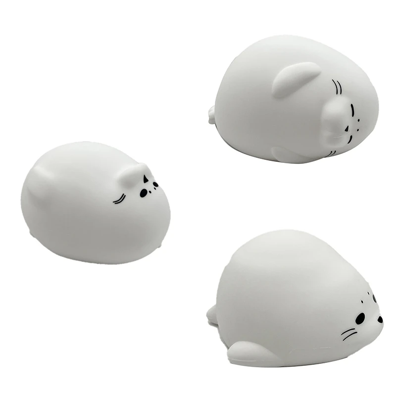

USB Plug-In Dual-Use Living Room Bedroom Light Eye Protection Night Light Silicone Seal Lamp C