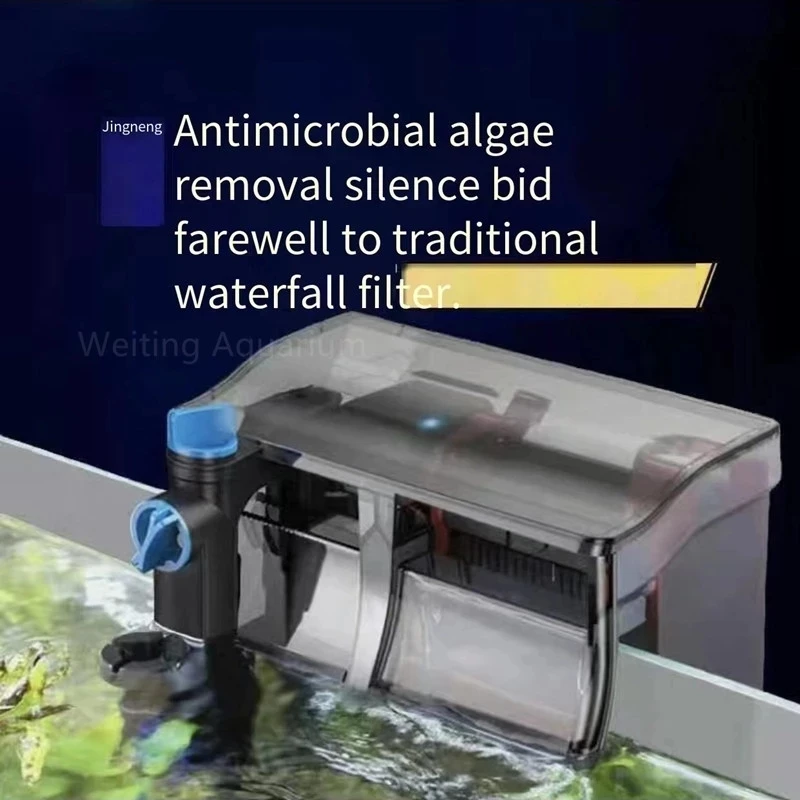 

Fish tank filter wall type silent filter sterilization lamp fish tank external filter aquarium accessories 220-240V 5W
