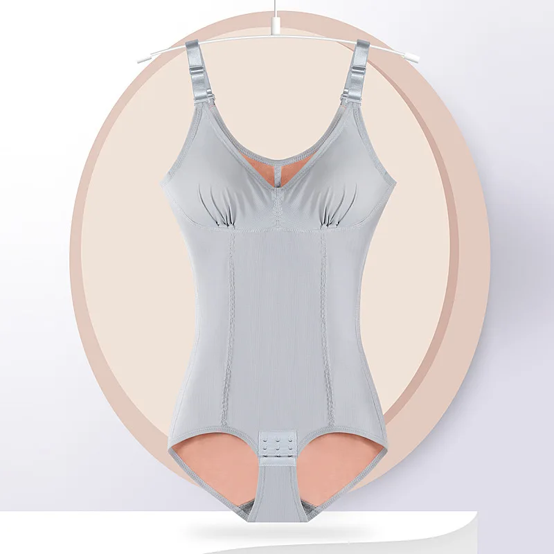 

Women's One Piece Shapewear Plush insulation Warm With Bra There Are wire free Body Shaper Slimming Clothes