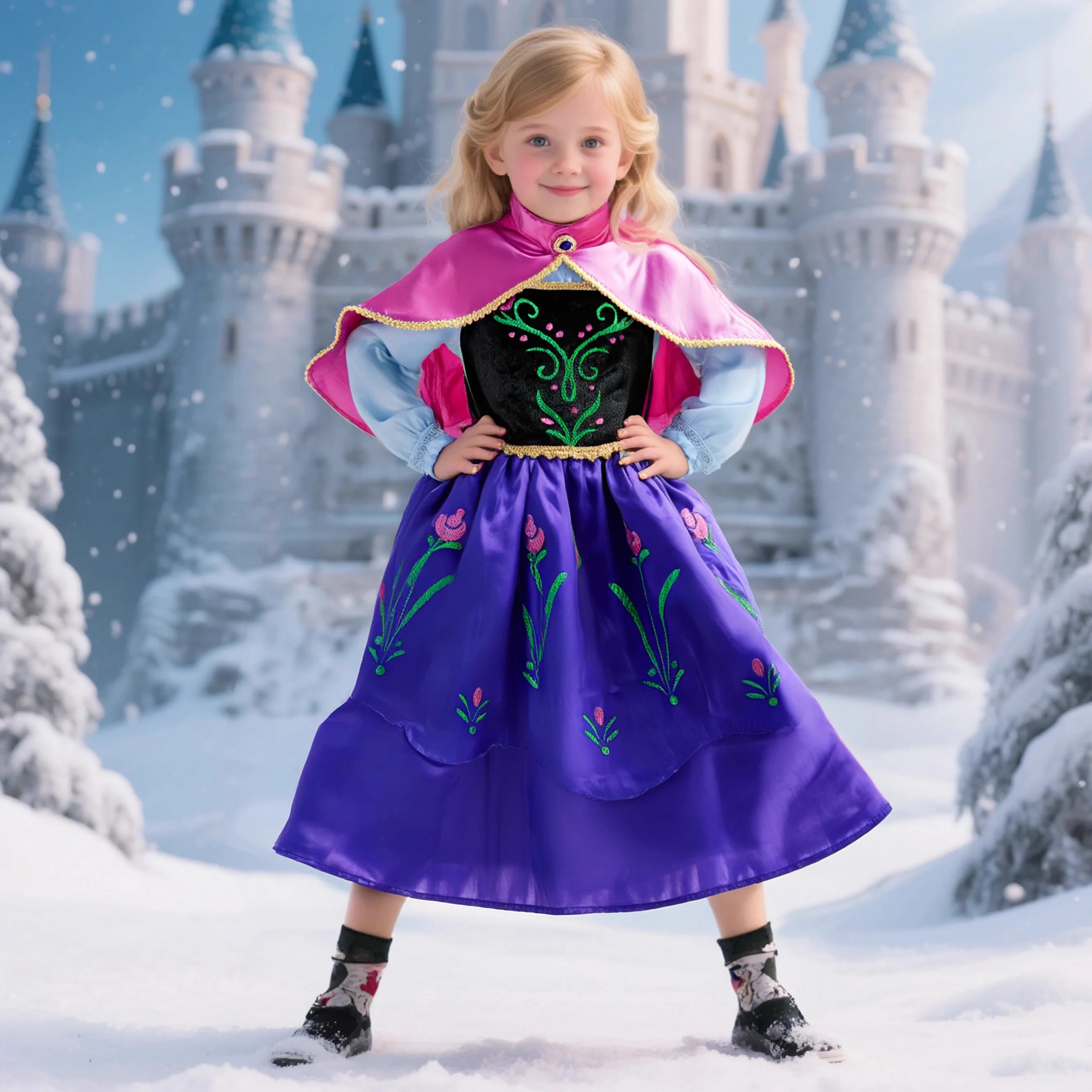 Snow Elsa And Anna Coronation Dresses Disney Frozen Elsa Anna Snow