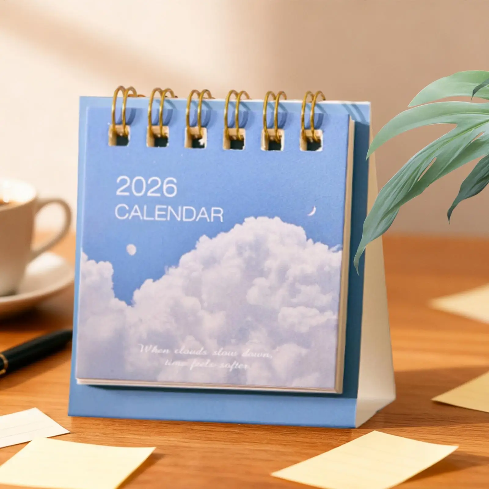 2026 휴대용 스케줄러 미니 데스크탑 캘린더 홈 데스크탑 장식 데스크탑 플래너 홈 오피스 학교 남성 여성을위한 선물