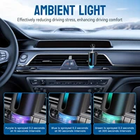 Désodorisant électrique pour voiture, diffuseur d'arôme automatique, ventilation de voiture, huile essentielle, humidificateur de brume, diffuseur de parfum, aromathérapie 3