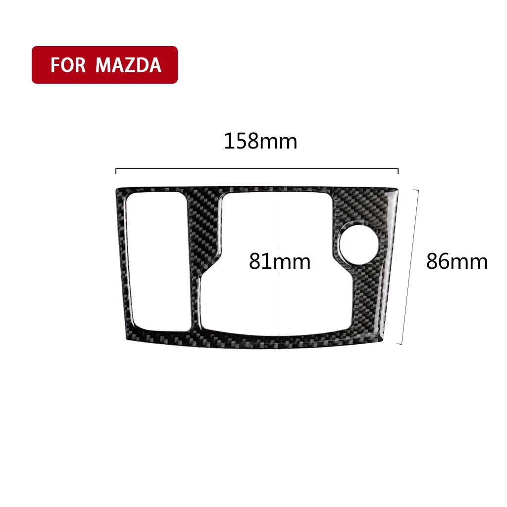 Carbon Fibre Interior Console Decorative Sticker