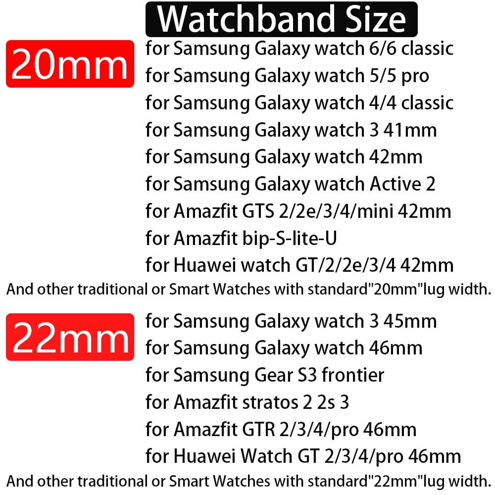 20mm 22mm Nylon Band For Samsung Galaxy Watch 6/5/4 44mm 40mm 5 pro/6 classic Trail Loop bracelet HUAWEI watch GT 2 2e 3 Strap