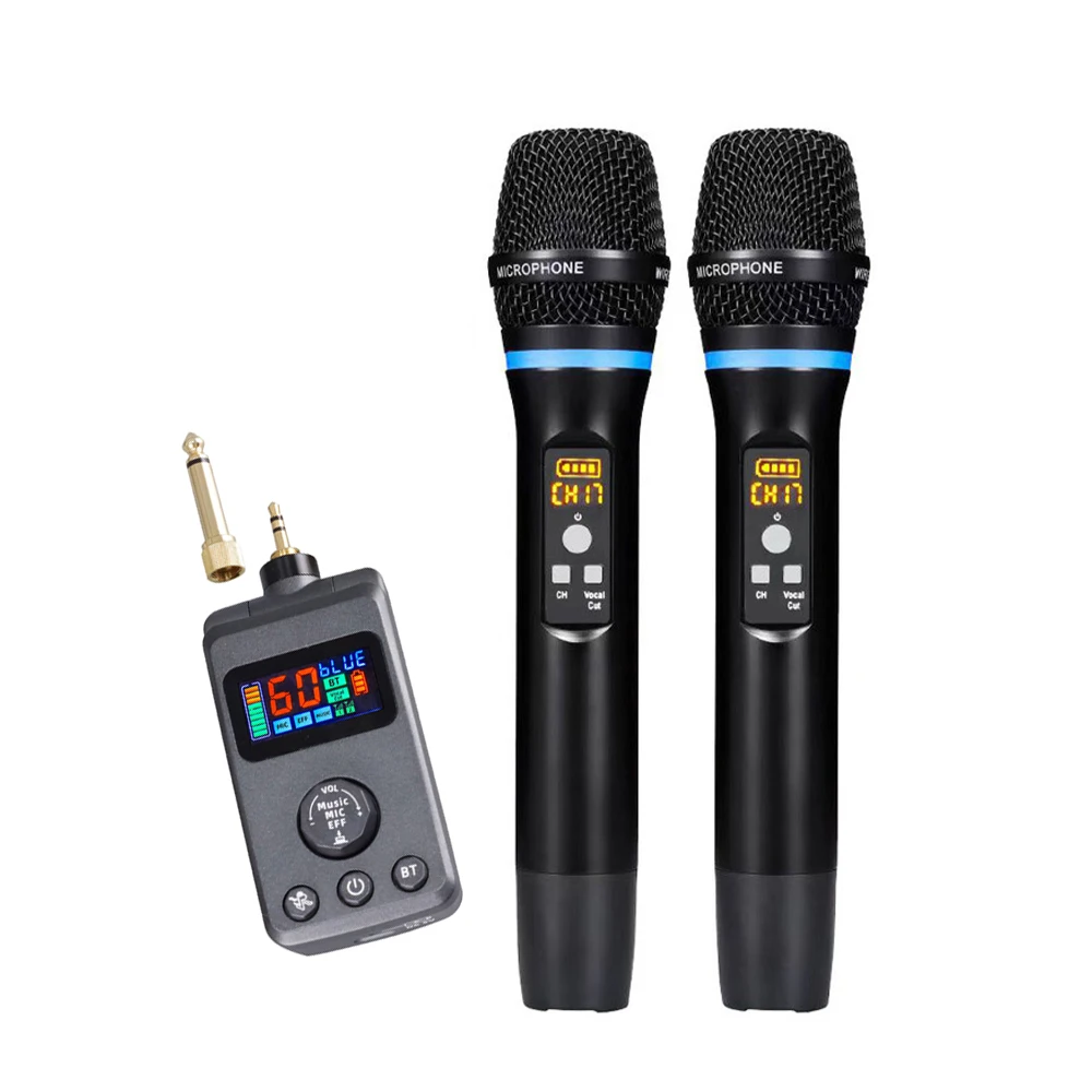 

Top Quality Powerful Best Wireless Microphone For Karaoke BT Howling-anti Wireless DSP Microphone