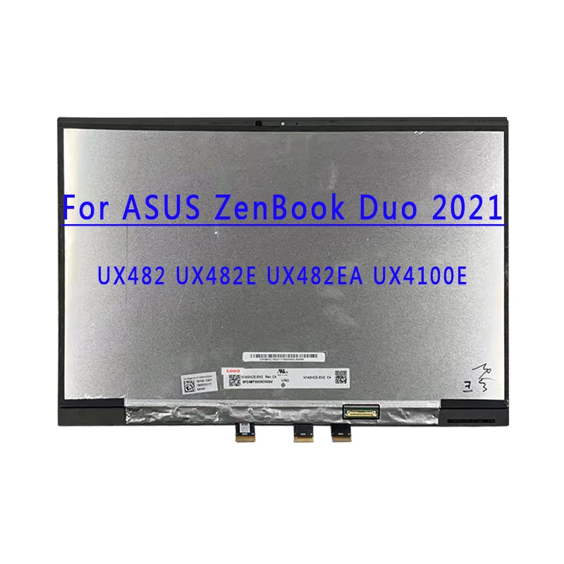 

ЖК-экран 14,0 дюйма 1920X1080 IPS FHD 30Pins с сенсорным экраном в сборе для ASUS ZenBook Duo 2021 UX482 UX 482 UX482EA UX482EG
