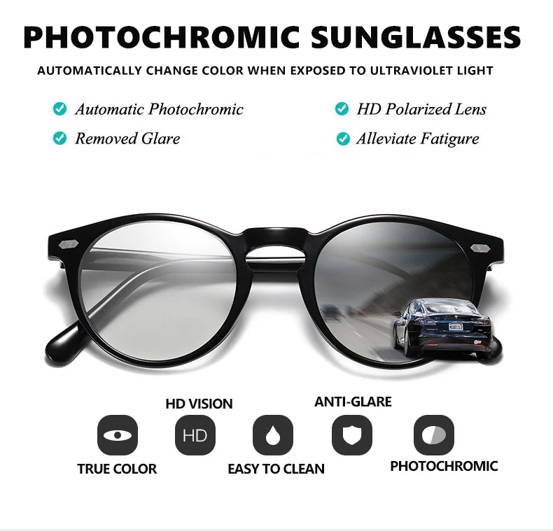 LIOUMO Runde Sonnenbrille Männer Polarisierte Photochrome Gläser Frauen TR90 Rahmen Verfärbung Sonnenbrille Unisex zonnebril heren – Detail 3