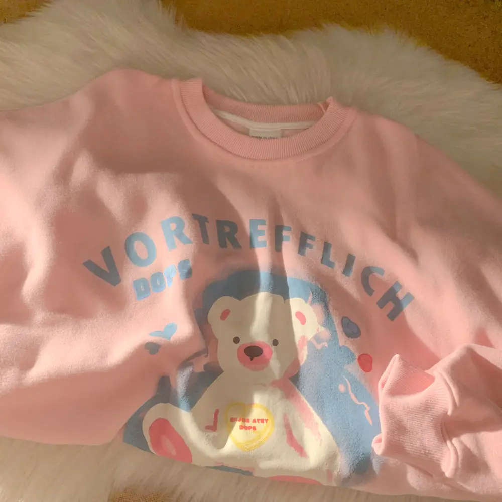 Women's Plush Velvet Plus Size Long Sleeve Gentle Color Sweater New Super Fire All-match Small Fresh Style Sweet Sweatshirt