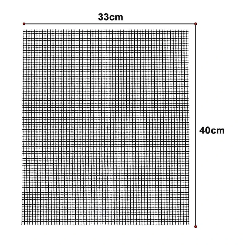 Outdoor BBQ Grill Mesh Mat Non-stick High Temperature Resistant Smoker Accessories Grill Replacement Parts BBQ Accessories