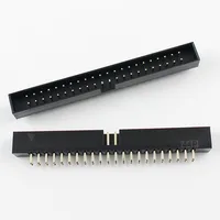 2.0mm 2x22 Pin 44 Pin Straight Male Shrouded PCB Box header IDC Socket DC3 1