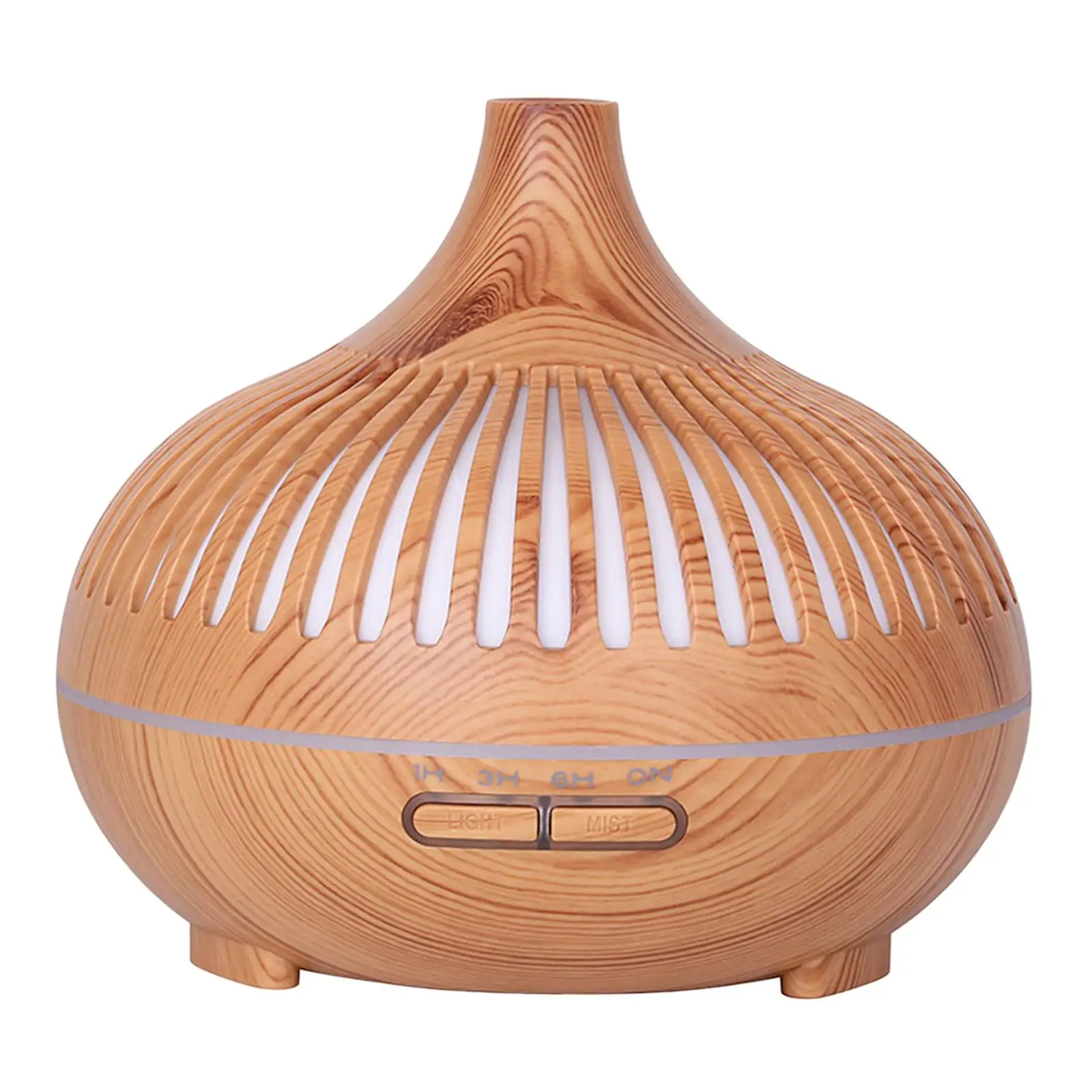

Mini Air Humidifier Wood Grain Diffuser 500ml Low Noise Wood Grain Humidifier