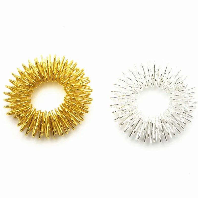 10pcs Finger Ring Toy Stress Relief Sensory Spring Fingers Autism Anti Stress ADHD Toy Kids Finger Acupressure Massage Ring fidget toy sensory fidget toy anti stress toy finger sensory toy