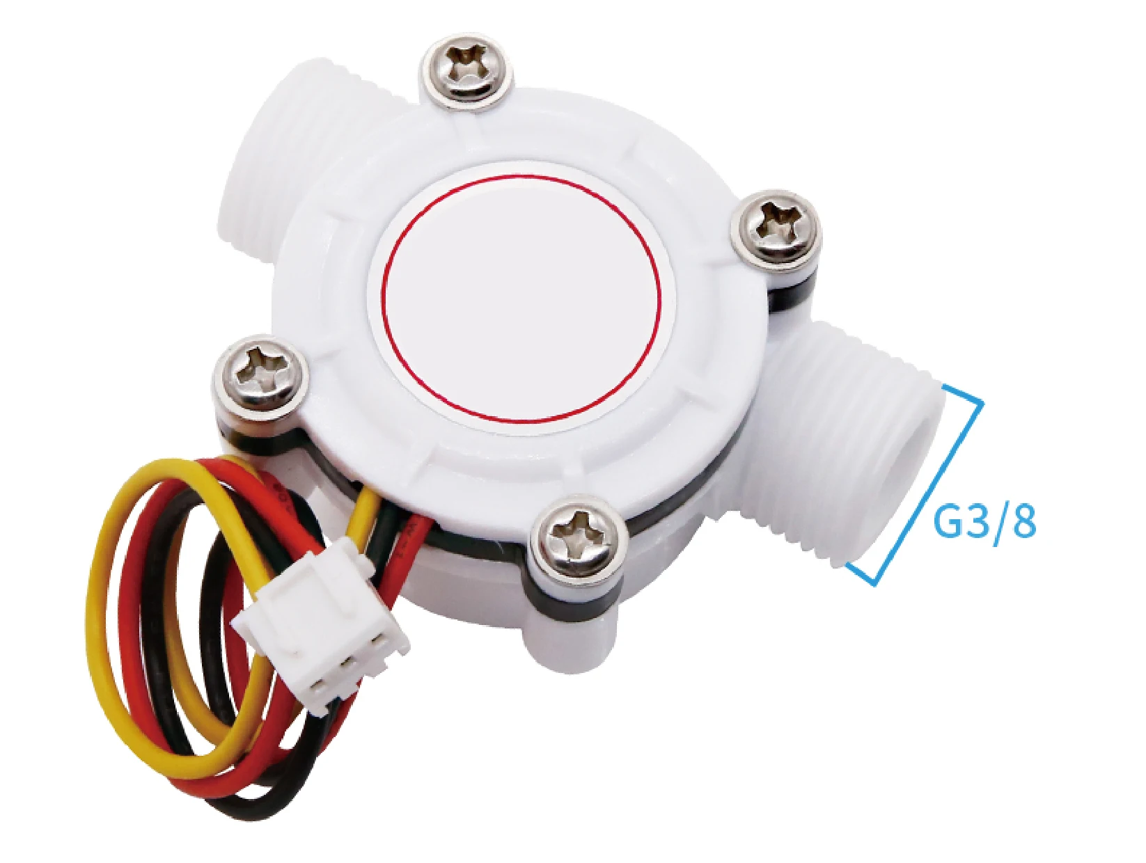 YF-S401 / YF-S402 Hall Effect PE Water Flow Sensor G1/2 G3/4 Inline Liquid Flow