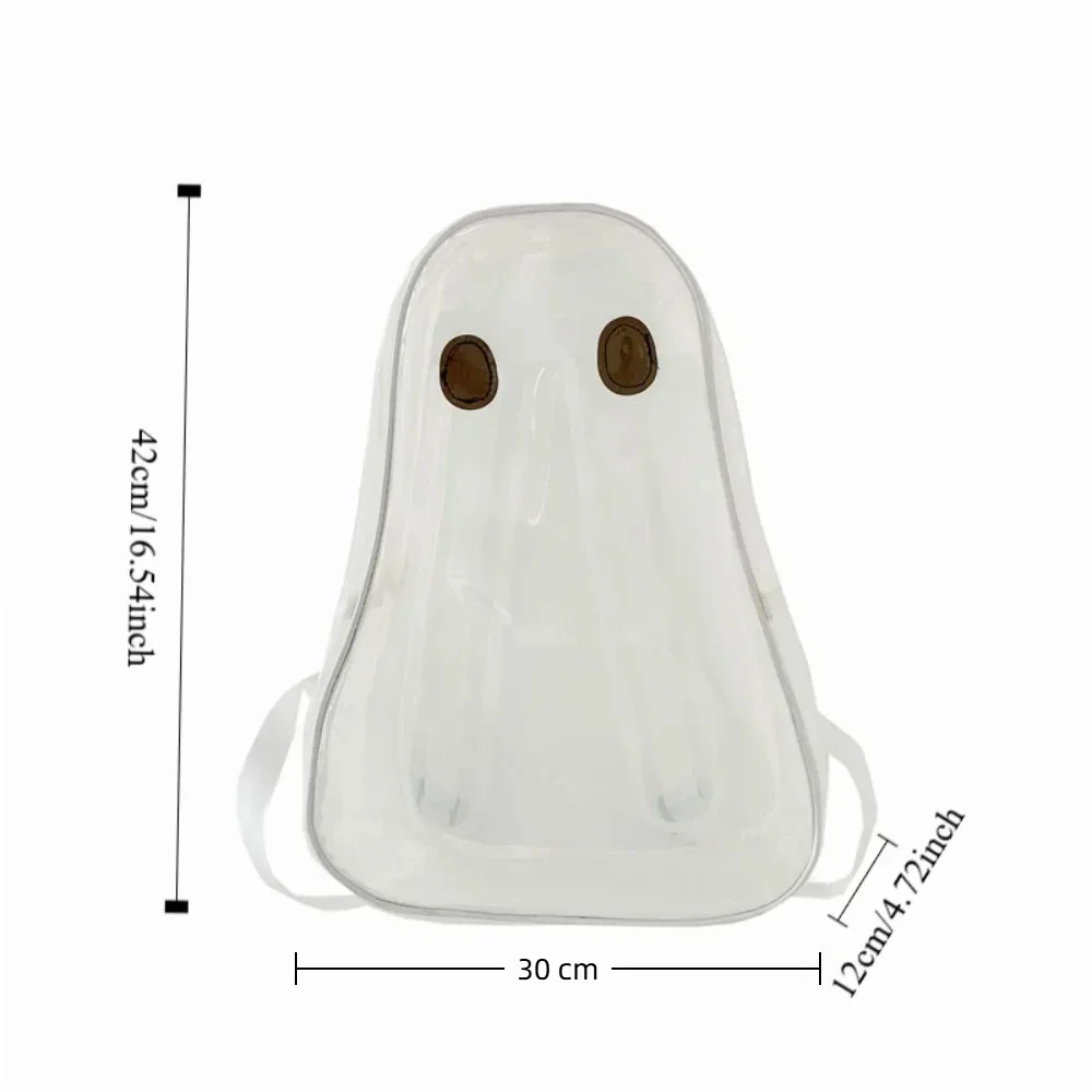 PVC Transparent Backpack for Boys and Girls