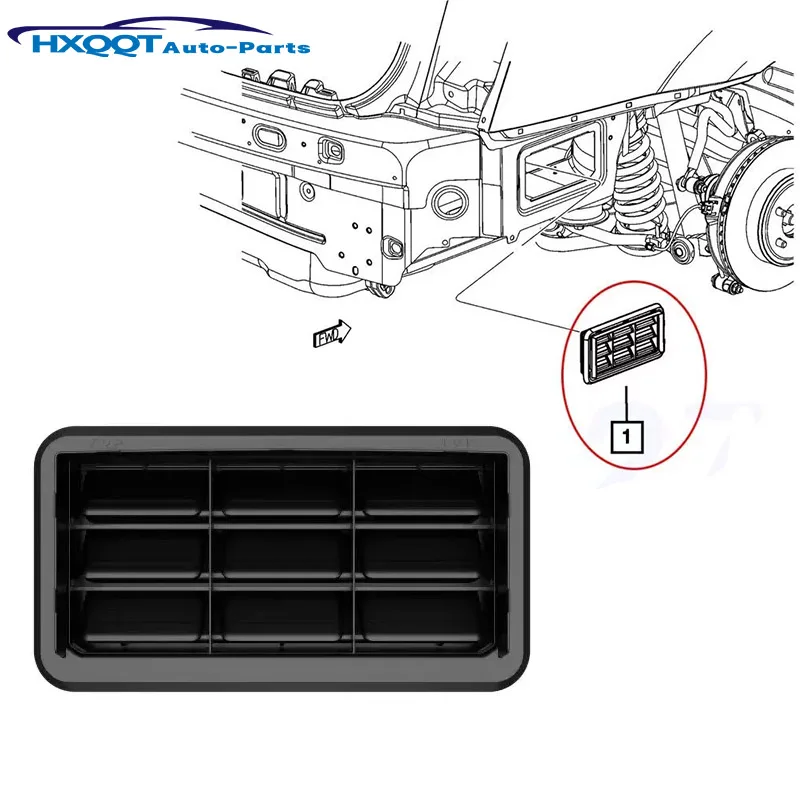 Rear Bodyside Aperture Exhauster Fit For Mopar Chrysler Dodge Jeep 2013-05058636AD For car exhauster