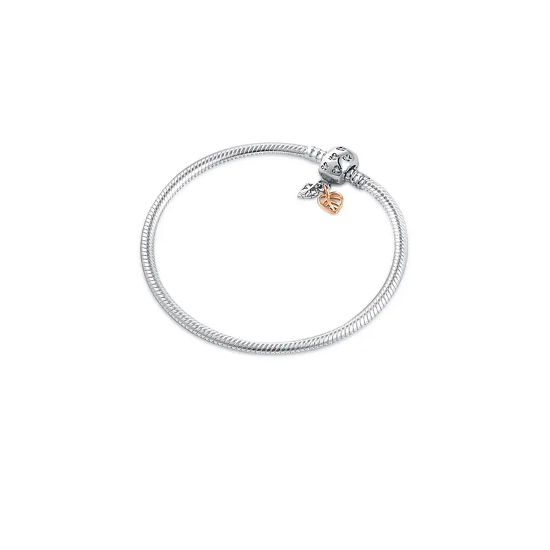 925 Sterling Silver Bracelet Set Paperclip Infinity Design Love Tree Evil Eye Clasp Fashion Jewelry Gift for Her - Image 3