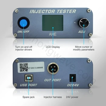 HWAUT CRI120 USB Simulator Diesel Common Rail Injector Tester With AHE Test For Bosch Delphi