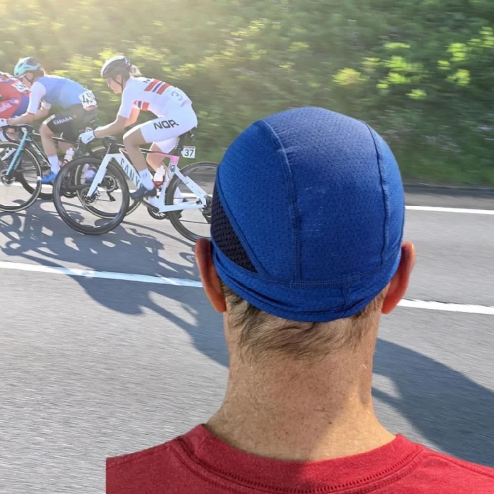 Sun Protection Bicycle Cap Quick-drying Breathable Mesh Running Cap Sweat Wicking Cycling Men Women Helmet Inner Liner Hat